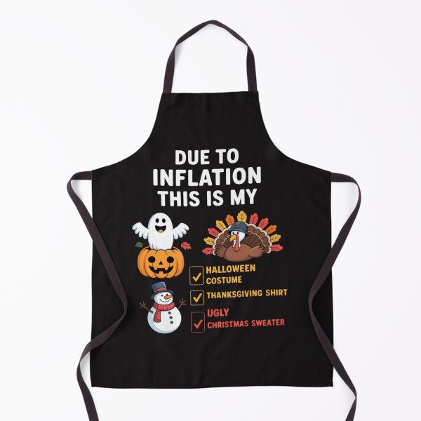 Item preview, Christmas Sweater Due to Inflation Halloween Thanksgiving designed and sold by CraftyCuttable.