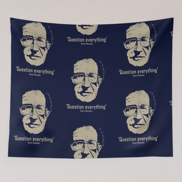 Artikelvorschau, Noam Chomsky: Alles hinterfragen entworfen und verkauft von GaspyWear.