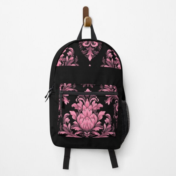 Item preview, Baroque Pink Damask - Ornate Floral Pattern designed and sold by Queen Faceless Designs.