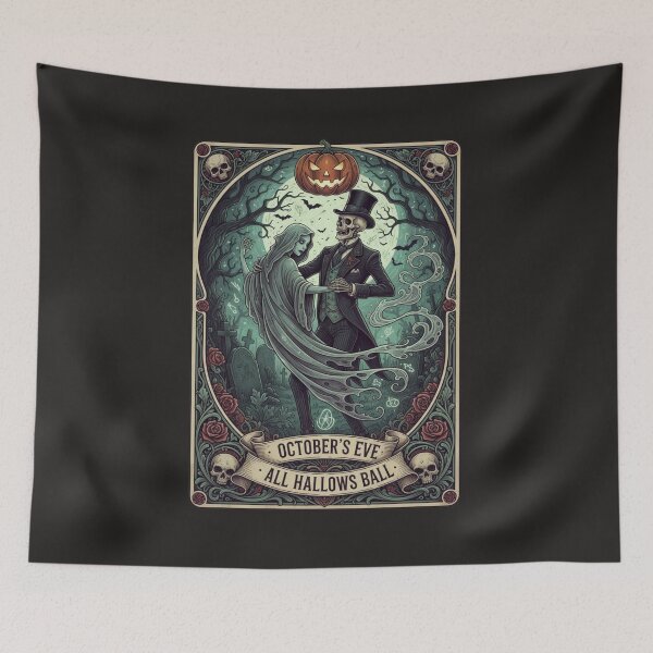 Item preview, Skeleton & Ghost designed and sold by Red White & WG.