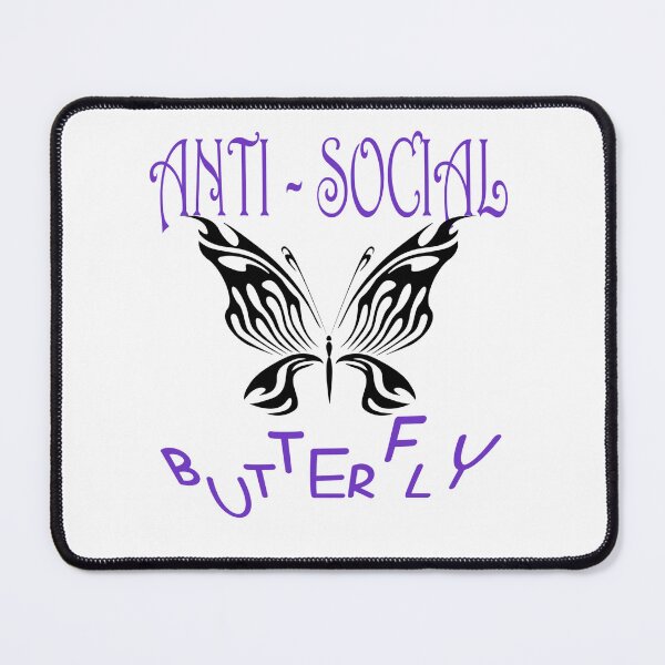 Item preview, Anti-Social Butterfly designed and sold by PRETTYGIRLZTING.
