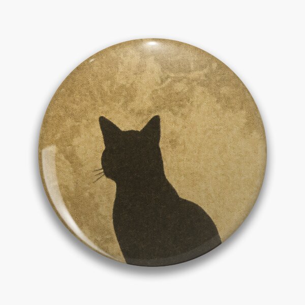 Item preview, Night Cat and Full Moon — Japanese-Style Vintage Print (Ukiyo-e Inspired) designed and sold by Teequeque.