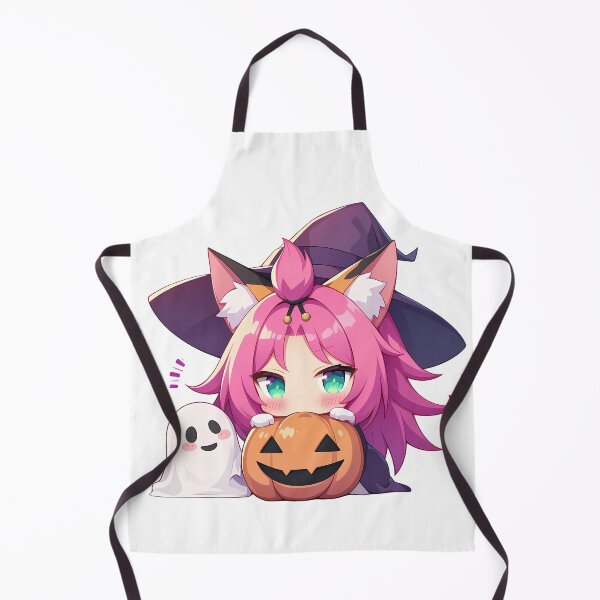 Item preview, Game Diona Genshin Impact Halloween Pumpkin Cute Chibi Anime Girl Witch Kawaii designed and sold by earlobejerk.