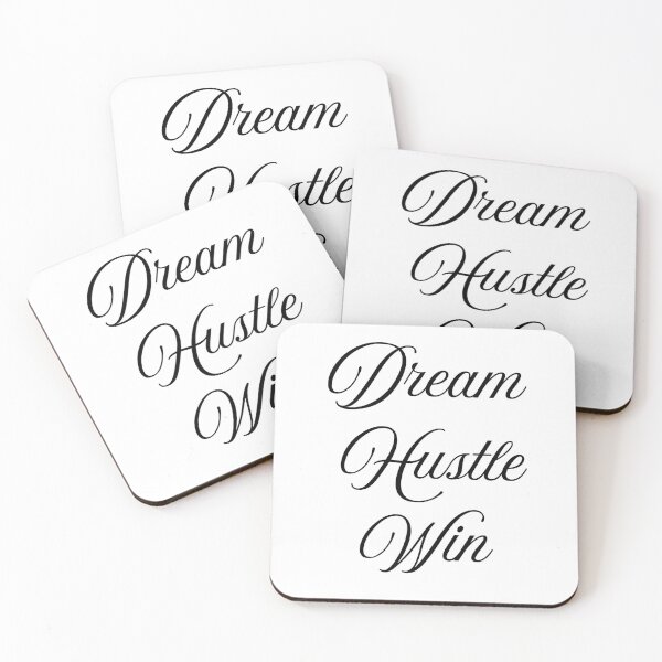 Item preview, Dream Hustle Win – Motivational Quote Design designed and sold by Uceepeace.
