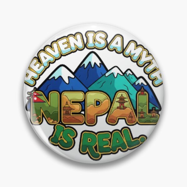 Item preview, Heaven is a myth, Nepal is real designed and sold by likbatonboot.