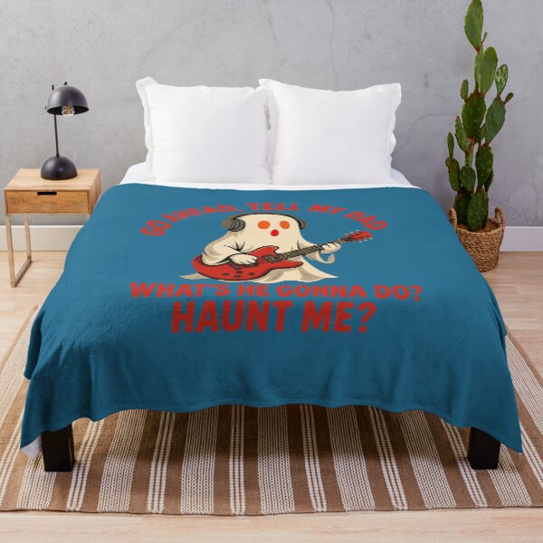 Item preview, Funny Ghost Guitarist – Go Ahead Tell My Dad Haunt Me designed and sold by LunaSpellStudio.