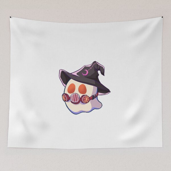 Item preview, Gas Mask Ghost With A Witch Hat  designed and sold by BrunhoBohme.