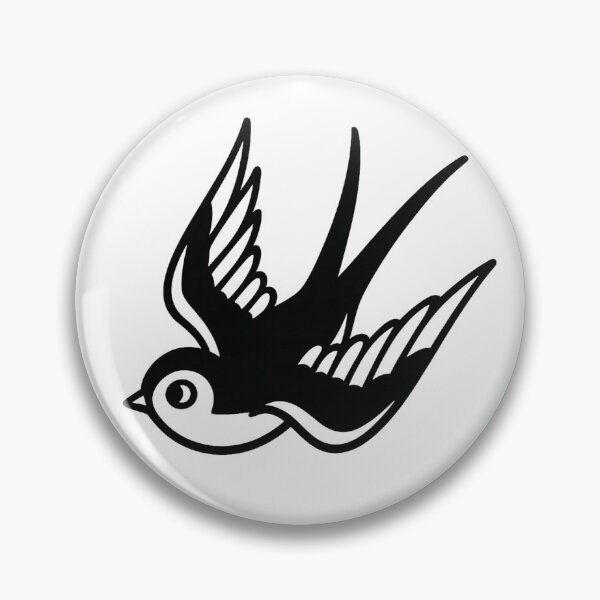 Item preview, Swallow Bird | Traditional Tattoo Art designed and sold by Nascent Reality.