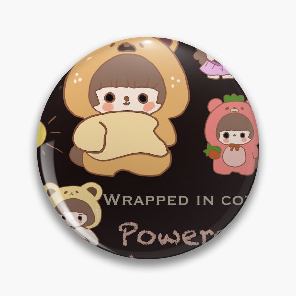 Item preview, Wrapped in Cozy, Powered by Cute – Kawaii Bear & Strawberry Hoodie Characters designed and sold by Yooashop.