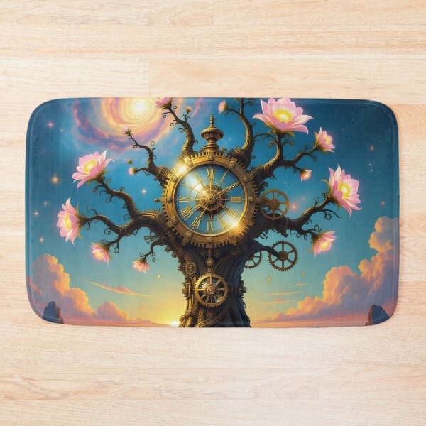 Item preview, Ancient Clockwork Tree With Gears And Brass Plating designed and sold by Wiss2Arts.