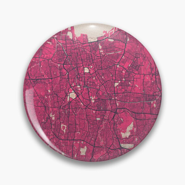 Item preview, Jakarta City Map of Indonesia - Blossom designed and sold by deMAP.
