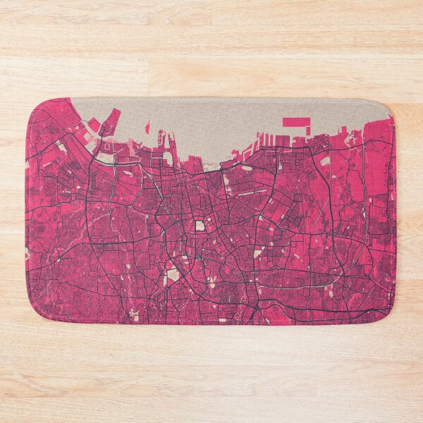 Item preview, Jakarta City Map of Indonesia - Blossom designed and sold by deMAP.