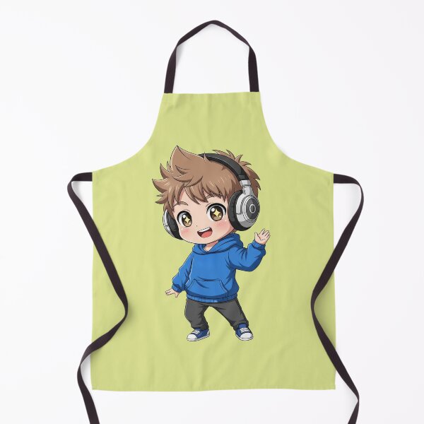 Item preview, Chibi Boy with Headphones Cute Anime Character Listening to Music designed and sold by bvdesignart.