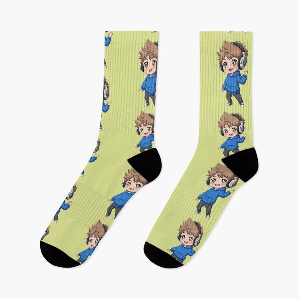 Item preview, Chibi Boy with Headphones Cute Anime Character Listening to Music designed and sold by bvdesignart.