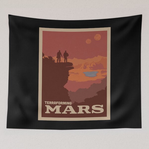 Item preview,  Terraforming Mars Board Game - Minimalist Travel Poster Style  designed and sold by JANETC56.