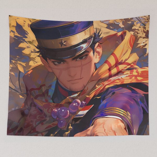 Item preview, Saichi Sugimoto Autumn Warrior Golden Kamuy Anime designed and sold by earlobejerk.
