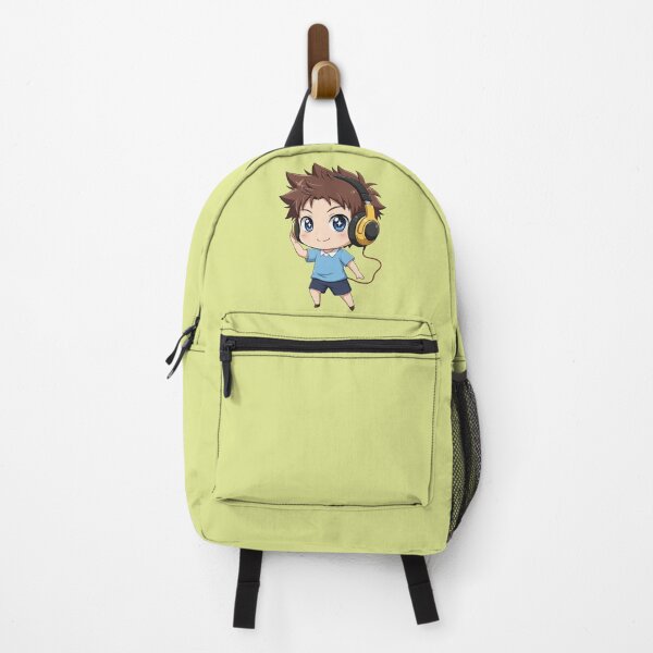 Item preview, Chibi Boy with Headphones Cute Anime Character Listening to Music designed and sold by bvdesignart.