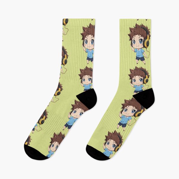 Item preview, Chibi Boy with Headphones Cute Anime Character Listening to Music designed and sold by bvdesignart.