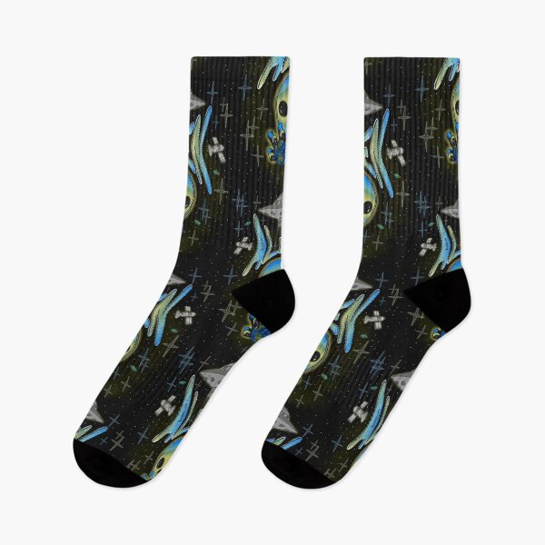 Item preview, alien in space - blue designed and sold by JVNS.