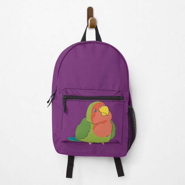 Item preview, Kawaii Rosy-faced lovebird doodle designed and sold by tayaan.