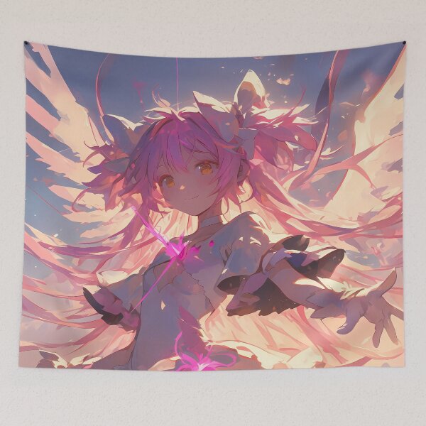 Item preview, Ultimate Madoka Magia Record Anime Girl Radiant Goddess With Wings designed and sold by earlobejerk.