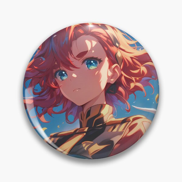 Item preview, Mobile Suletta Mercury Gundam Witch Anime Girl With Fiery Determination Sky designed and sold by earlobejerk.