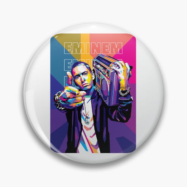 Item preview, Eminem In Wpap Style Colorful designed and sold by JEFFERYHE.