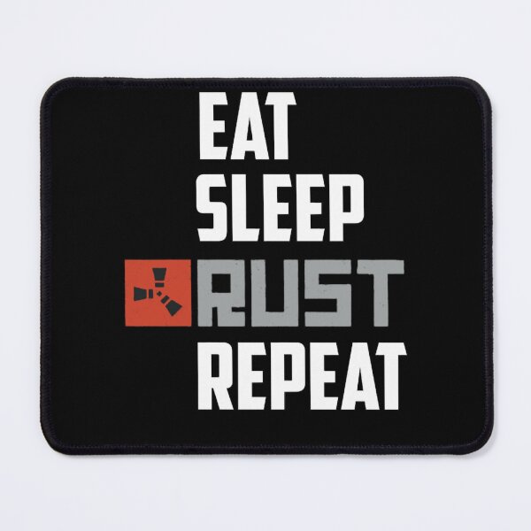 Item preview, Eat Sleep Rust Repeat White Text designed and sold by ARABELLESHAFE.