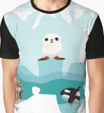 Arktische Freunde Grafik T-Shirt