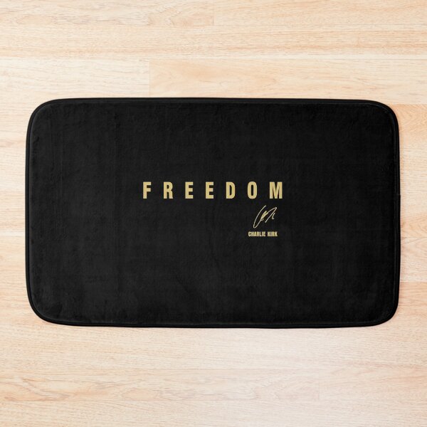 Item preview, GOLD  Freedom Charlie-Kirk Signature designed and sold by PeggyBookman.