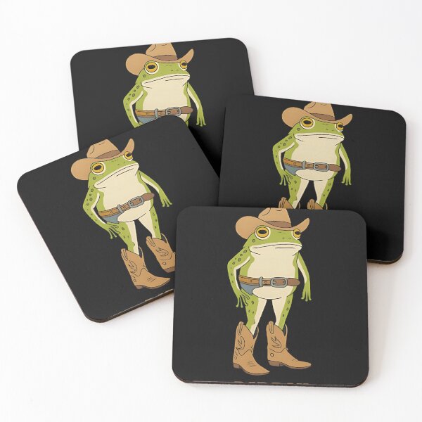 Item preview, Funny Cowboy Frog Meme – The Only Squat I’m Doin’ Is Diddly Shirt designed and sold by krehlizeten.