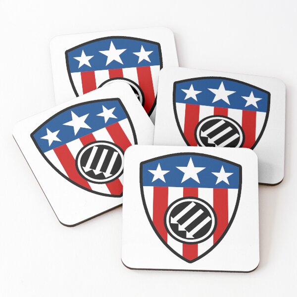 Item preview, American Iron Front Shield - Anti Fascist (small) designed and sold by Thelittlelord.