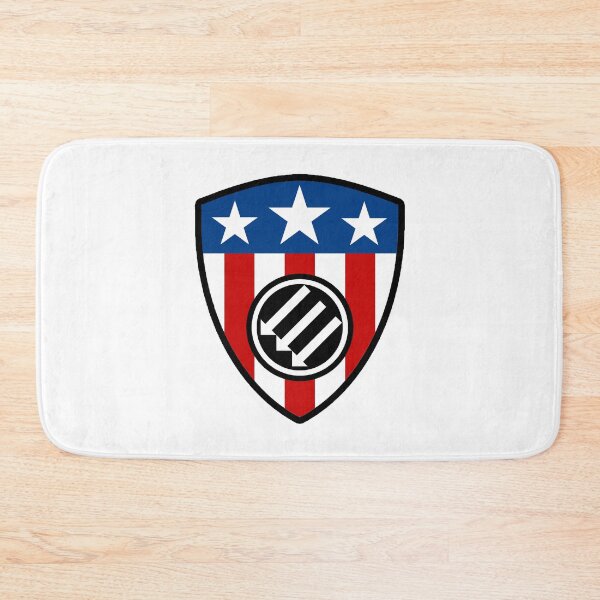 Item preview, American Iron Front Shield - Anti Fascist (small) designed and sold by Thelittlelord.