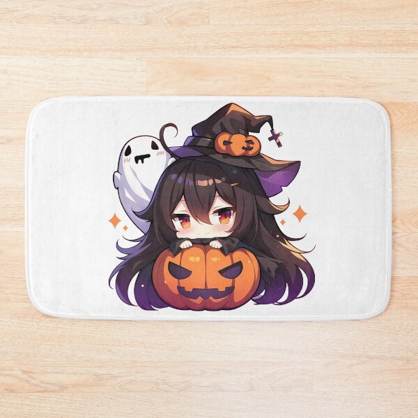Item preview, Taihou Azur Lane Halloween Chibi Anime Girl Pumpkin Witch Ghost Cute designed and sold by HumbertoValveno.
