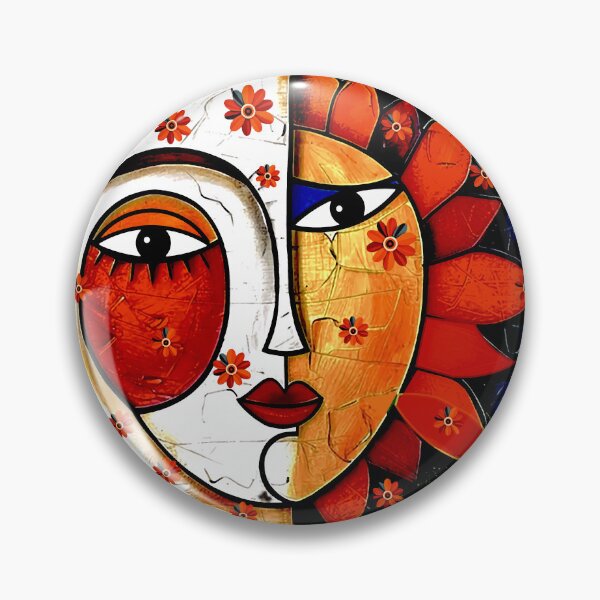 Item preview, Sun & Moon Face designed and sold by ViaARTfactory.