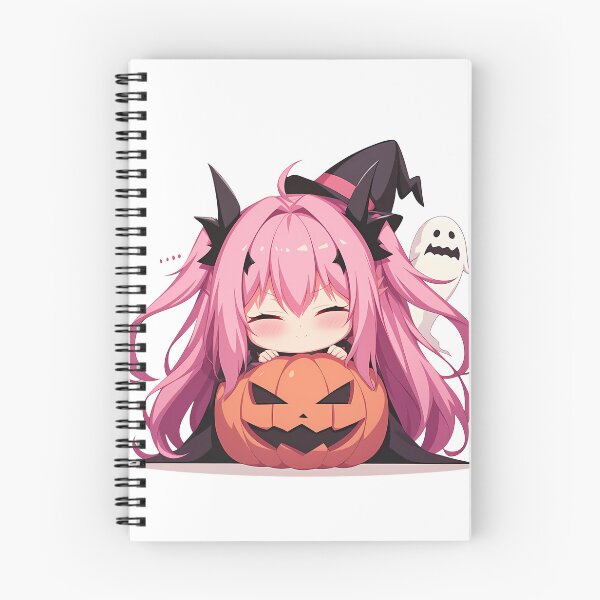 Item preview, Krul Tepes Seraph Of The End Halloween Chibi Anime Girl Pumpkin Witch Ghost designed and sold by HumbertoValveno.