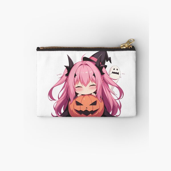Item preview, Krul Tepes Seraph Of The End Halloween Chibi Anime Girl Pumpkin Witch Ghost designed and sold by HumbertoValveno.