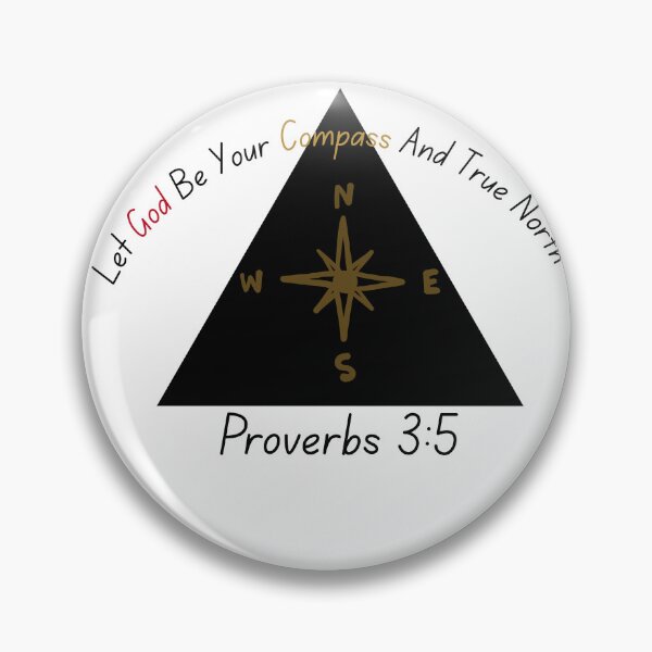 Item preview, Let God Be Your Compass Proverbs T-Shirt designed and sold by UpperRoom91.