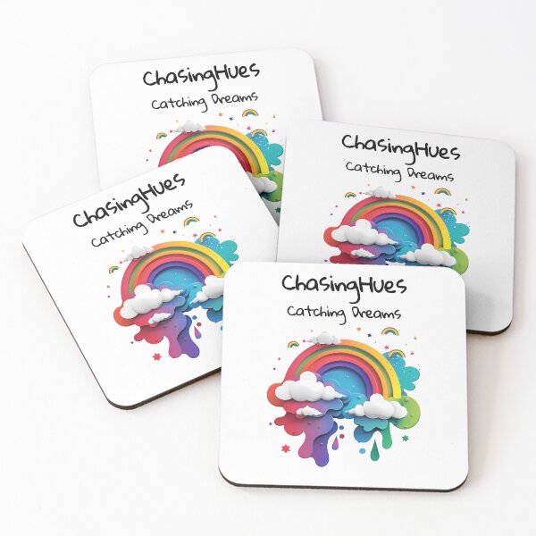 Item preview, "Chasing Hues, Catching Dreams" colorful Rainbow story design designed and sold by TR_fairydesigns.