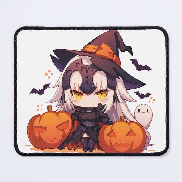 Item preview, dArc Jeanne d’Arc Alter Fate Grand Order Halloween Pumpkin Cute Chibi Anime Girl Witch Kawaii designed and sold by HumbertoValveno.