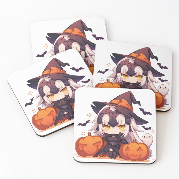 Item preview, dArc Jeanne d’Arc Alter Fate Grand Order Halloween Pumpkin Cute Chibi Anime Girl Witch Kawaii designed and sold by HumbertoValveno.
