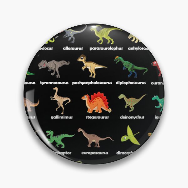 Item preview, Type Of Dinosaurs Diplodocus Allosaurus Ankylosaurus  	 designed and sold by rjxeraet88.
