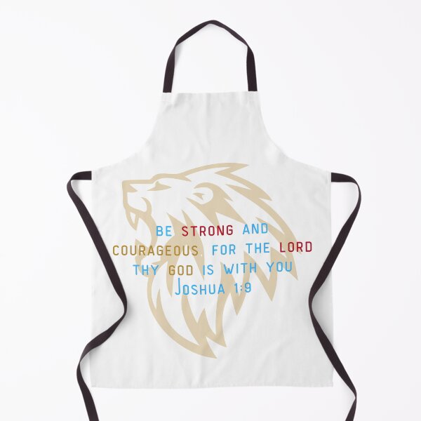 Item preview, Be Strong and Courageous Christian T-Shirt designed and sold by UpperRoom91.