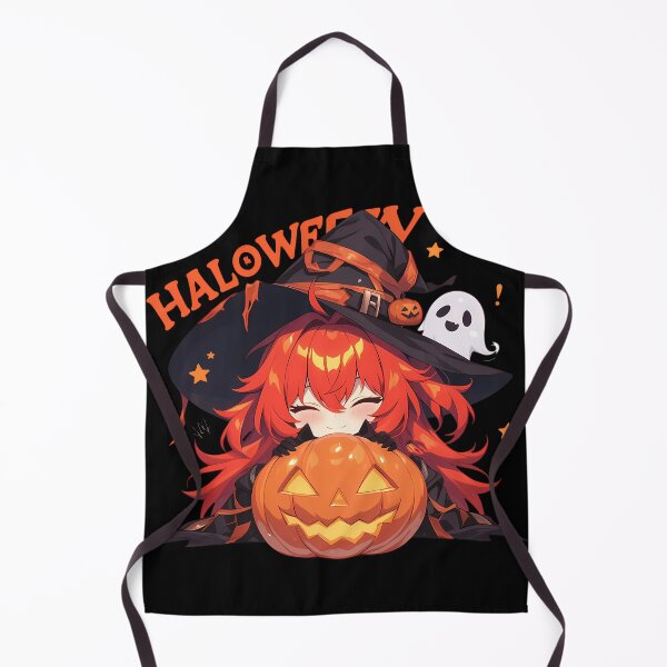 Item preview, Game Diluc Genshin Impact Halloween Pumpkin Cute Chibi Anime Boy Witch Kawaii designed and sold by HumbertoValveno.