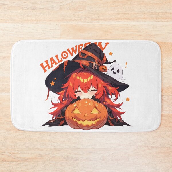 Item preview, Game Diluc Genshin Impact Halloween Pumpkin Cute Chibi Anime Boy Witch Kawaii designed and sold by HumbertoValveno.