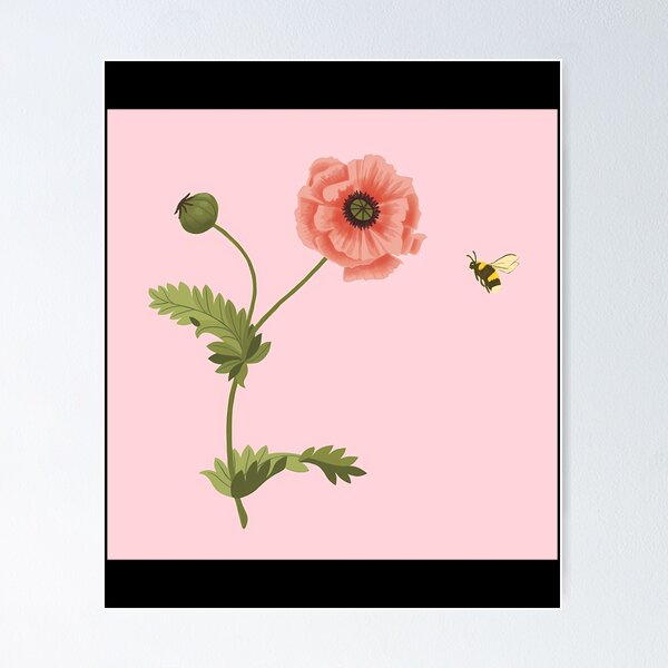 Artikelvorschau, Mohn mit Hummel-Schaufel entworfen und verkauft von uldrmsduat7.