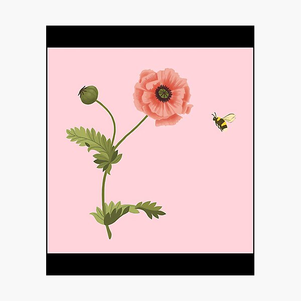 Item preview, Poppy with bumblebee 	 Scoop 	 designed and sold by uldrmsduat7.
