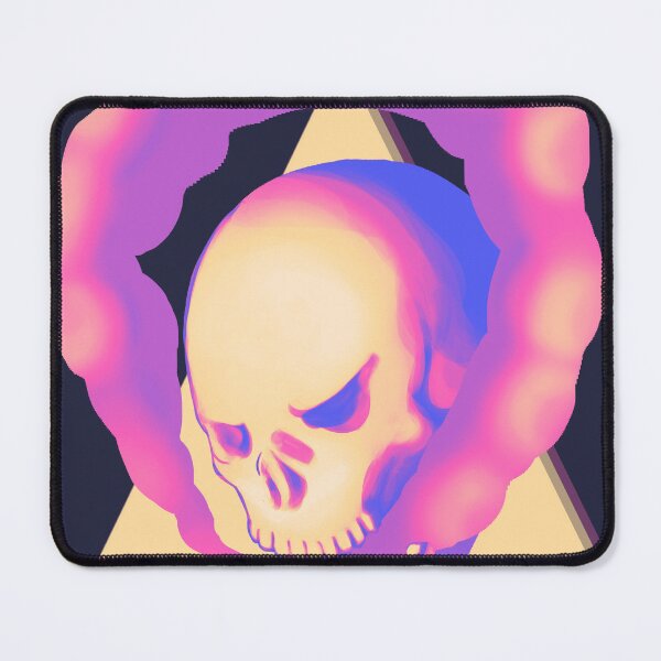 Item preview, Smokey skull digital illustration designed and sold by Monkeyboyarts.