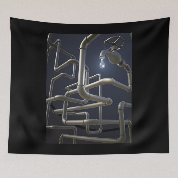 Item preview, Water Pipeline Maze Graphic 	 designed and sold by ynwopdxm38.