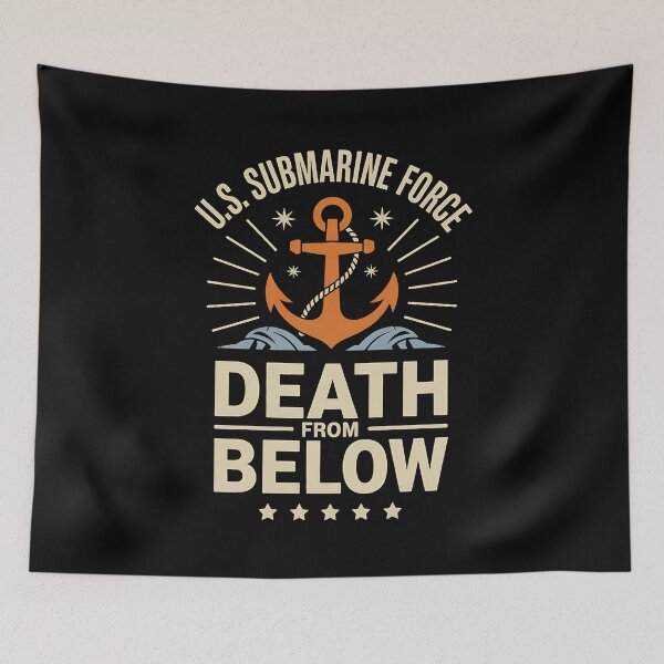 Item preview, USA Submarine Force Silent Service Patriotic Veterans Day designed and sold by BakeryDozen.